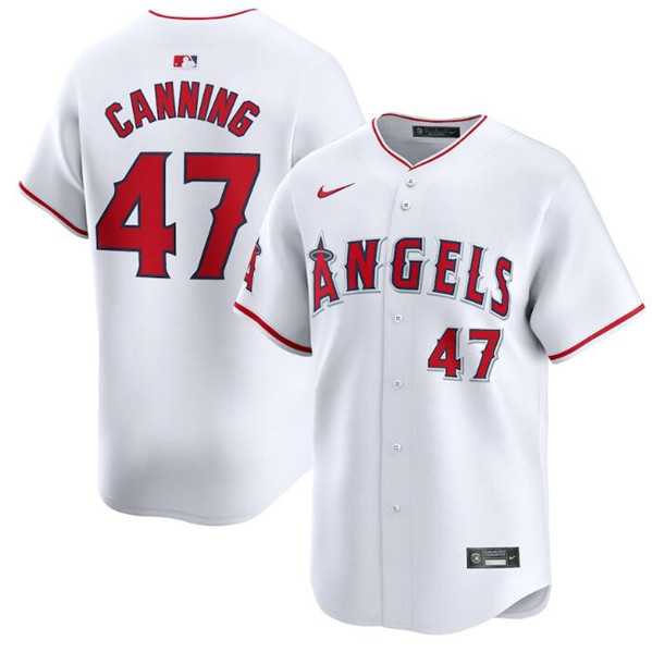 Men's Los Angeles Angels #47 Griffin Canning White Home Limited Baseball Stitched Jersey Dzhi,We sell and wholesale Men's Los Angeles Angels #47 Griffin Canning White Home Limited Baseball Stitched Jersey Dzhi on line form chian!